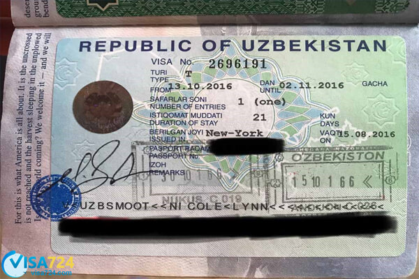 ویزای گردشگری ازبکستان