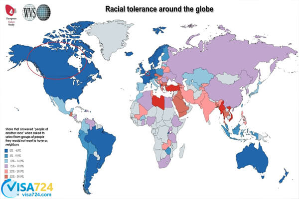 وضعیت نژاد پرستی در بلژیک و کانادا