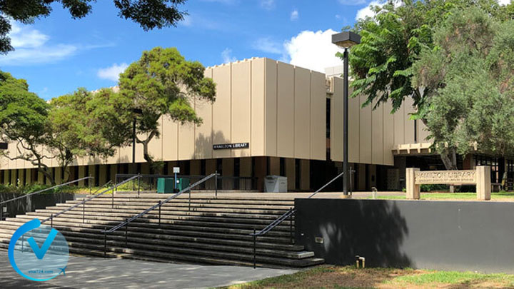 کتابخانه دانشگاه مانوآ هاوایی 